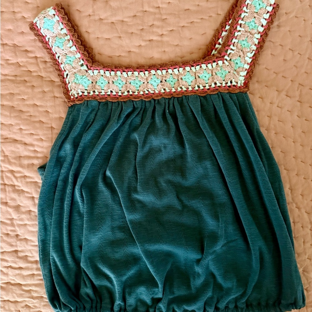 Crochet Detail Top